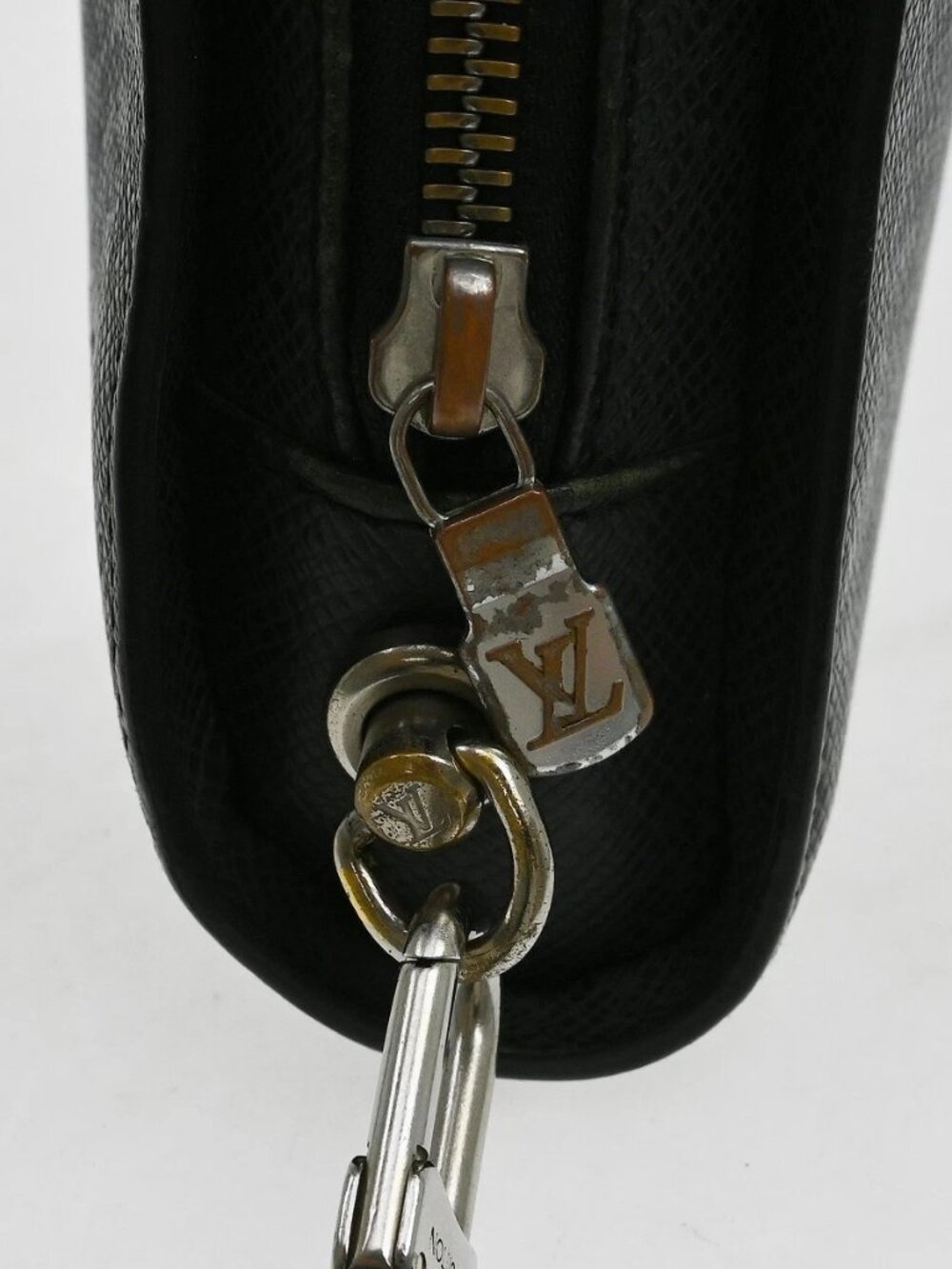 Best06 Louis Vuitton Black Taiga Baikal Clutch Bag M30182 VI0024 BQ01210 - Picture 8 of 15